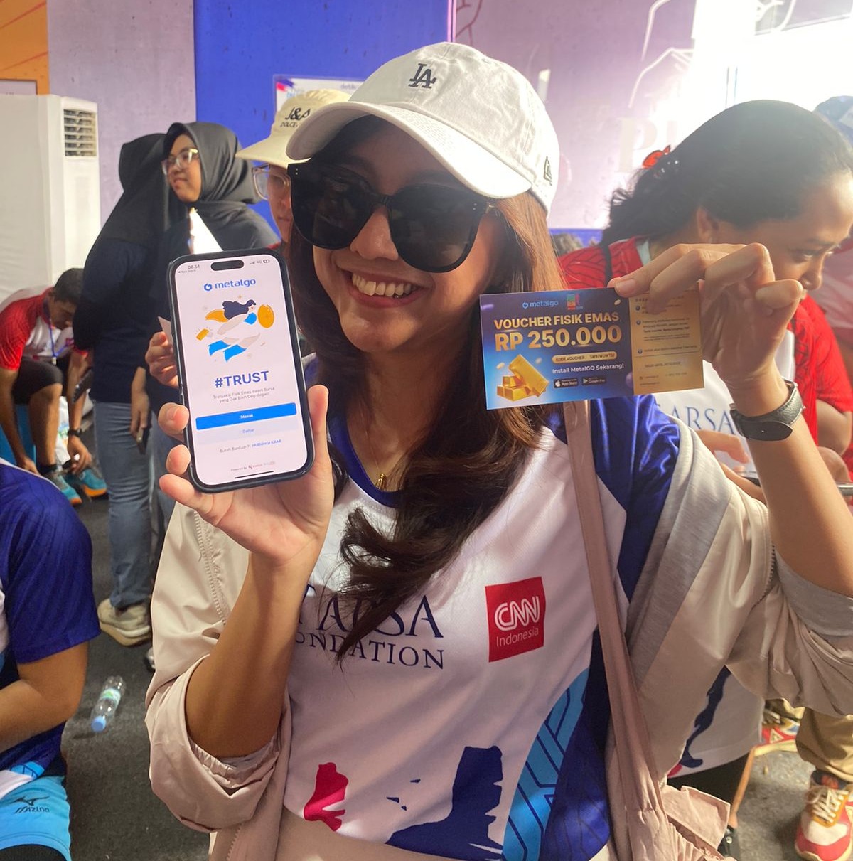 MetalGO Tabur Emas di CT ARSA Charity Fun Run 2023