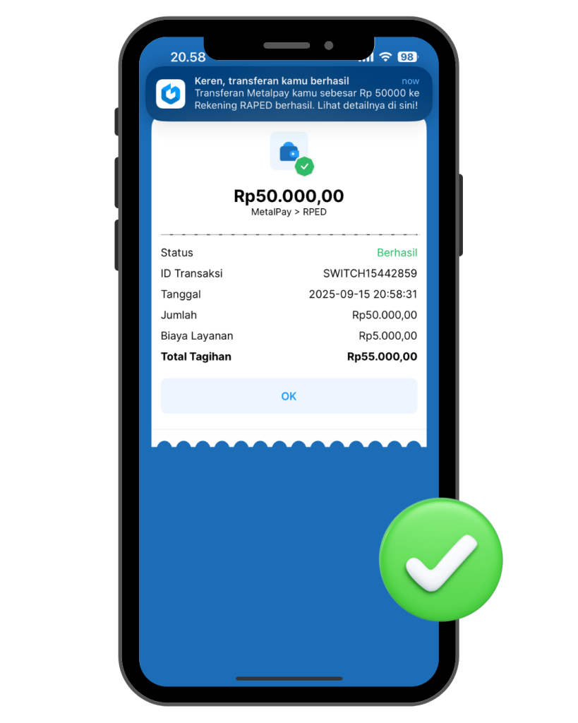 Fitur Metalpay